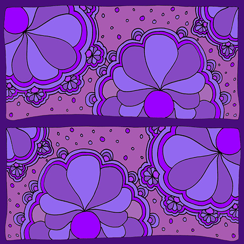 Click to see sample of Flower Pop - Purples