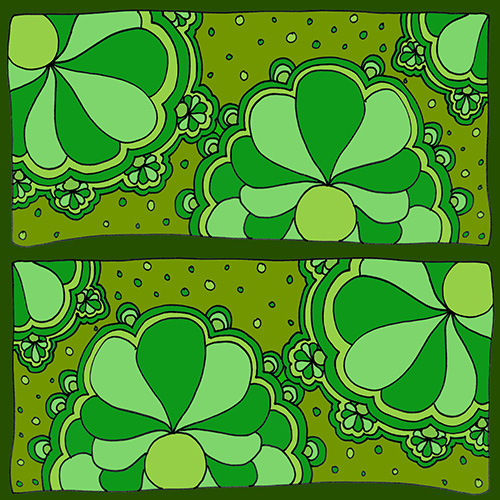 Click to see sample of Flower Pop - Greens