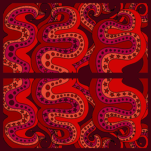 Click to see sample of Space Snakes - Reds